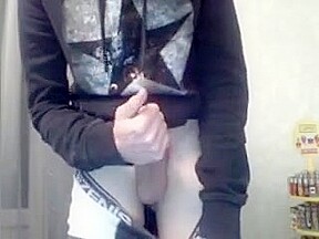 Italian cute boy with round smooth ass nice cock on cam