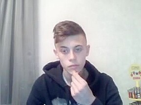Italian cute boy with round smooth ass nice cock on cam