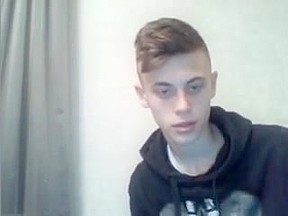 Italian cute boy with round smooth ass nice cock on cam