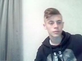 Italian cute boy with round smooth ass nice cock on cam