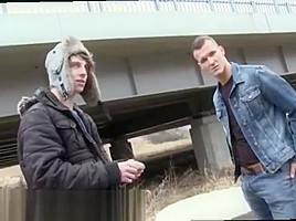 Jake big cock mens shorts in public gay first time out in