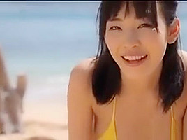 Japanese Babe In A Bikini At A Beach Non-nude