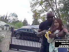 Japanese Milf Fucked By A Black Intruder