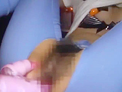 Japanese college girl get fuck with her jeans 5