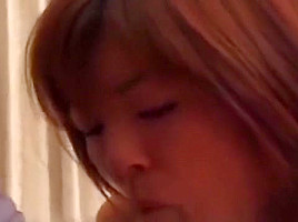 Japanese girl with small boobs moans while being pounded hard