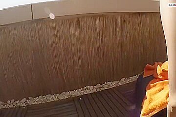 Jasmine Rougexxx - Got Horny At Home On The Balcony And