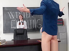 Jay Taylor knows how to arouse her mature hung teacher