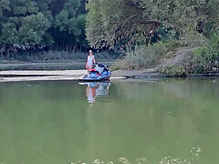 Jetski Rental Guy Fuck Me Outdoor With Deep Creampie