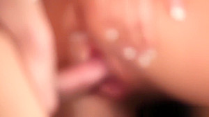 Jizzy mouthed teeny fuck