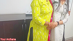 Job Offer Karke Boss Ne Dono Ladki Ko Chuda With Full Hindi Audio Your Archana