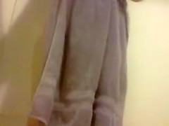 Kathy after her shower