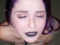 Kinky Kaya Learns Her New Mantra - The Purpose My Life Is To Worship Masters Cock