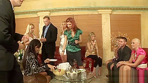 Kinky Orgy Session With Classy Sex Bombs