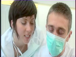 Kinky dentist rides patient's rod in sex euro movie