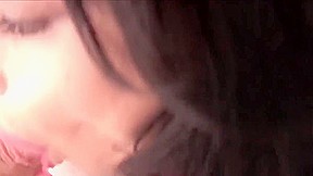 Kristall Rush - Big-titted Brunette Close-up Moves Her Pussy On A Big Phallus
