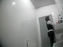 Lady in the bathroom 2