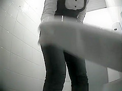 Lady in the bathroom 2