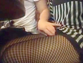 Ladyboy cums in restaurant