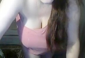 Large natural tits ass up babe