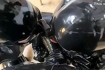Latex Bodysuit Pov Dildo Sucking During Lesbian Cuts
