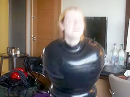 Latex inflatable sack estim