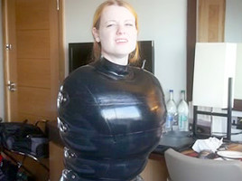 Latex inflatable sack estim