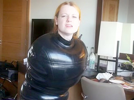 Latex inflatable sack estim