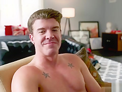 Latin gay threesome with cumshot