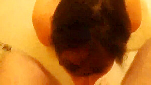 Latina With A Handcuffed Blowjob