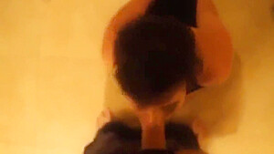 Latina With A Handcuffed Blowjob