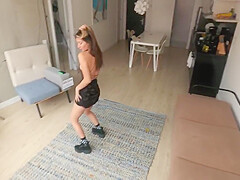 Latina teen 18+ Martina Dances For The Camera