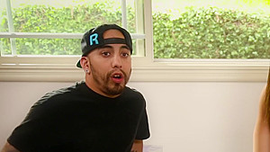 Leah Gotti riding Step daddy's hard cock
