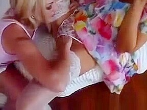 Lesbian Threesome With Toys