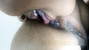 Lesbian ass licking