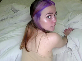 Little Slut Pulled Off A Towel And Began To Passionately Suck A Big Dick And Then Was Fucked 4k60fps