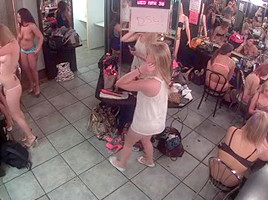 Live stream from strip club dressing room