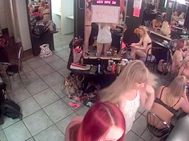 Live stream from strip club dressing room