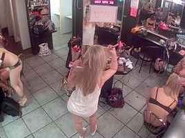 Live stream from strip club dressing room