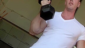 Logan Works Out And Jerks Off