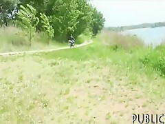 Long Hair Eurobabe Flashes Her Boobies And Gets Fucked