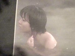 Looking bored cute Asian chicks show nude tits on nri083 00