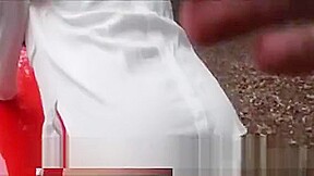 Lovely Nurse Hitchhikes To Please A Strangers Cock In Public