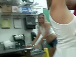 Lovely babes enjoy exposing their tatas