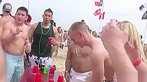 Lovely chicks get naked at the party