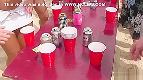Lovely chicks get naked at the party