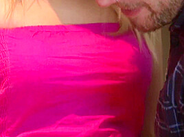 Luke Hotrod And Christen Courtney In Blonde Sprayed On Ass From