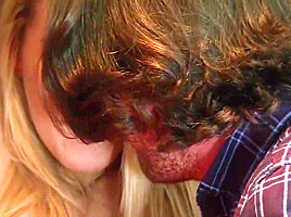 Luke Hotrod And Christen Courtney In Blonde Sprayed On Ass From