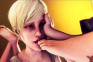 Lustful 3d Babes Giving Incredible Footjobs In An Anime Compilation