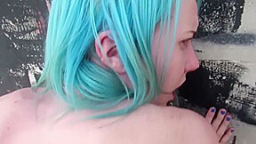 Lux Lives Public Outdoor Blowjob and Fuck