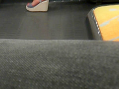 MILF, Hot Legs, Sexy Feet In Wedges Heels
